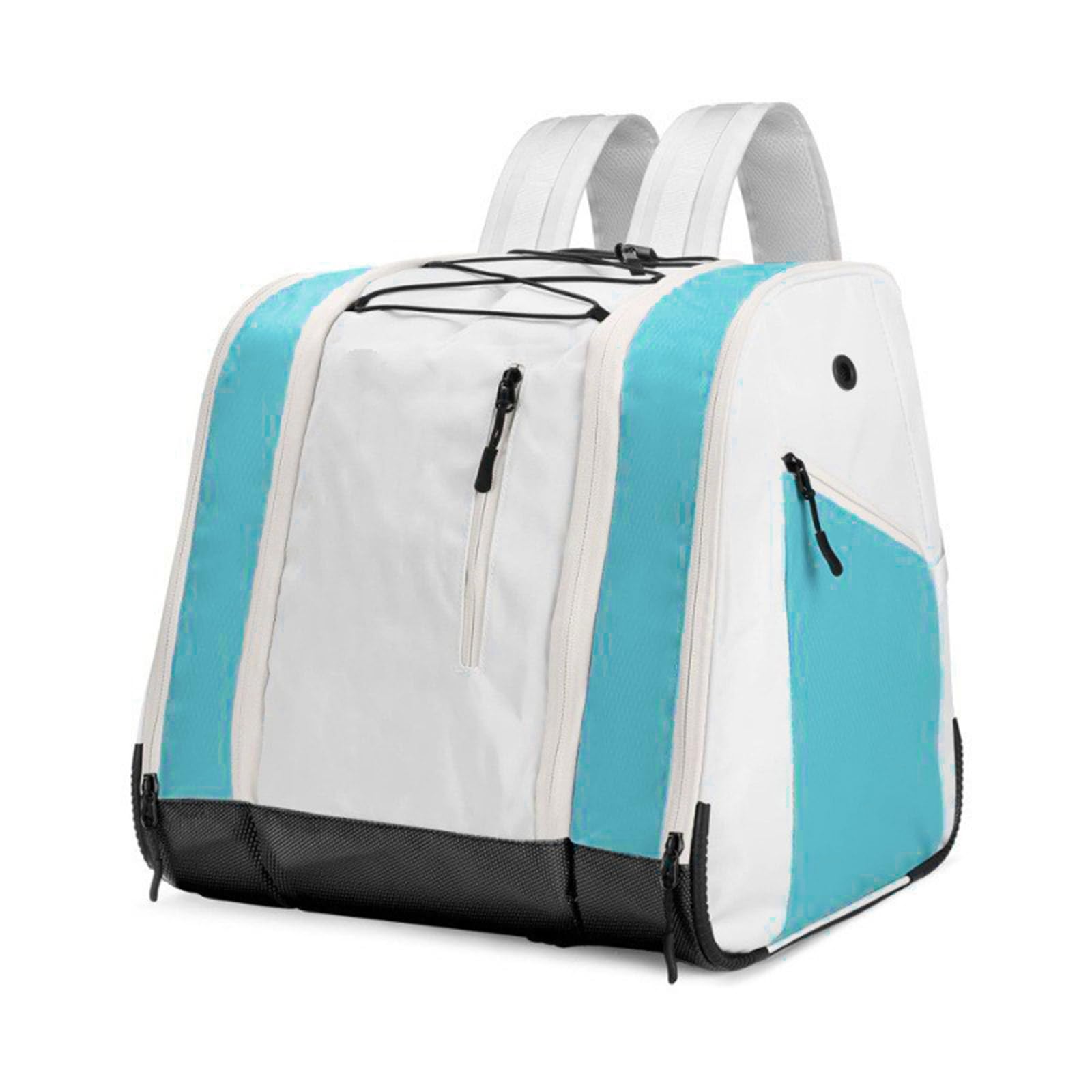 3 Borsa da viaggio per scarponi da skate multiscomparto con tasche accesso rapido, ventilazione per carichi pesanti e zaino per skate a rotelle con imbracatura a spalla staccabile