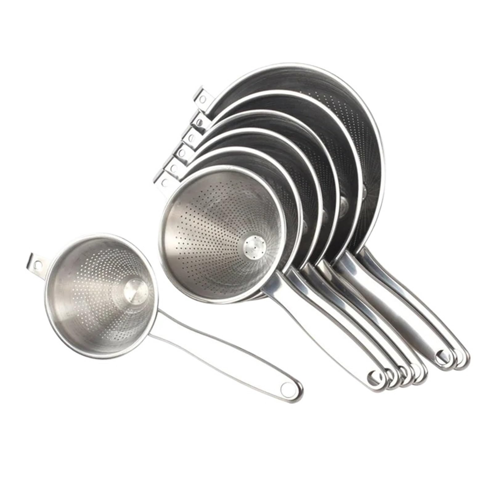 Embudo de cocina de boca ancha de acero inoxidable con filtro para conservas, embudo de aceite para herramientas de cocina, 16 cm de diámetro