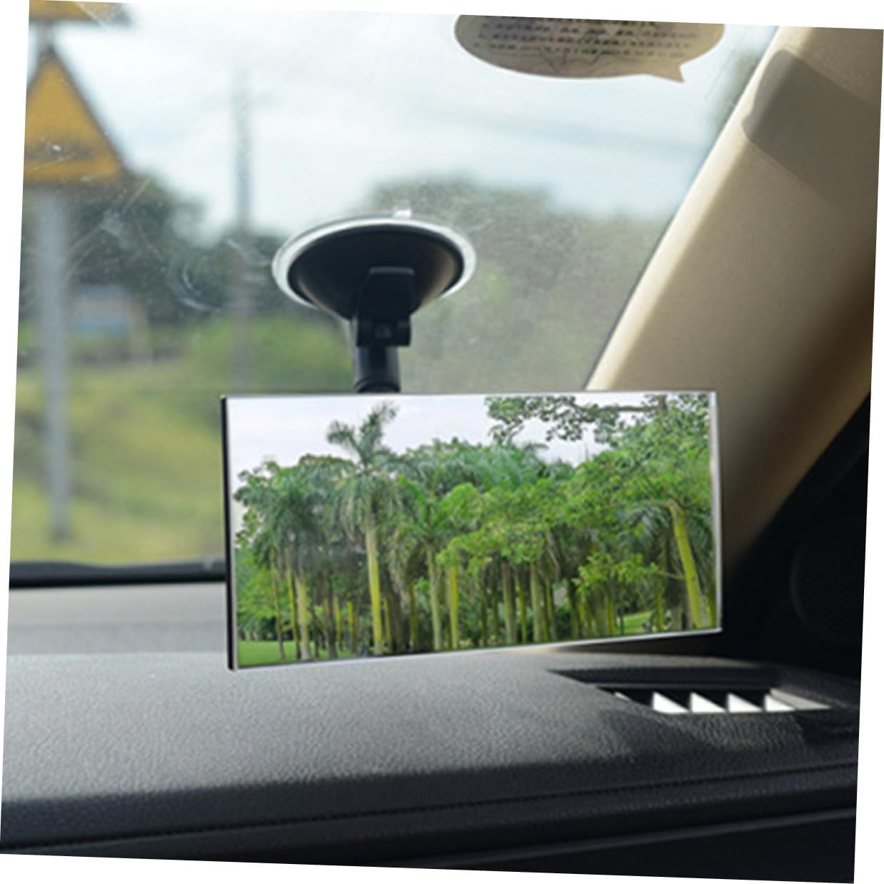 2pcs Car Mirror Suction Cup Rearview Mirror for Car Seat Observation with Square Reflective Glass for Rear Facing Safety
