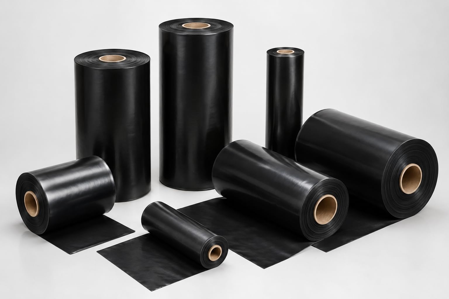 Bobina Plastico Negro para Huerto y Construcción | Rollo Plástico Negro Industrial Polietileno 1 M G/600 Largo 400 M.L, Protector, Resistente y Envolvente | Impermeabilización, Aislamiento