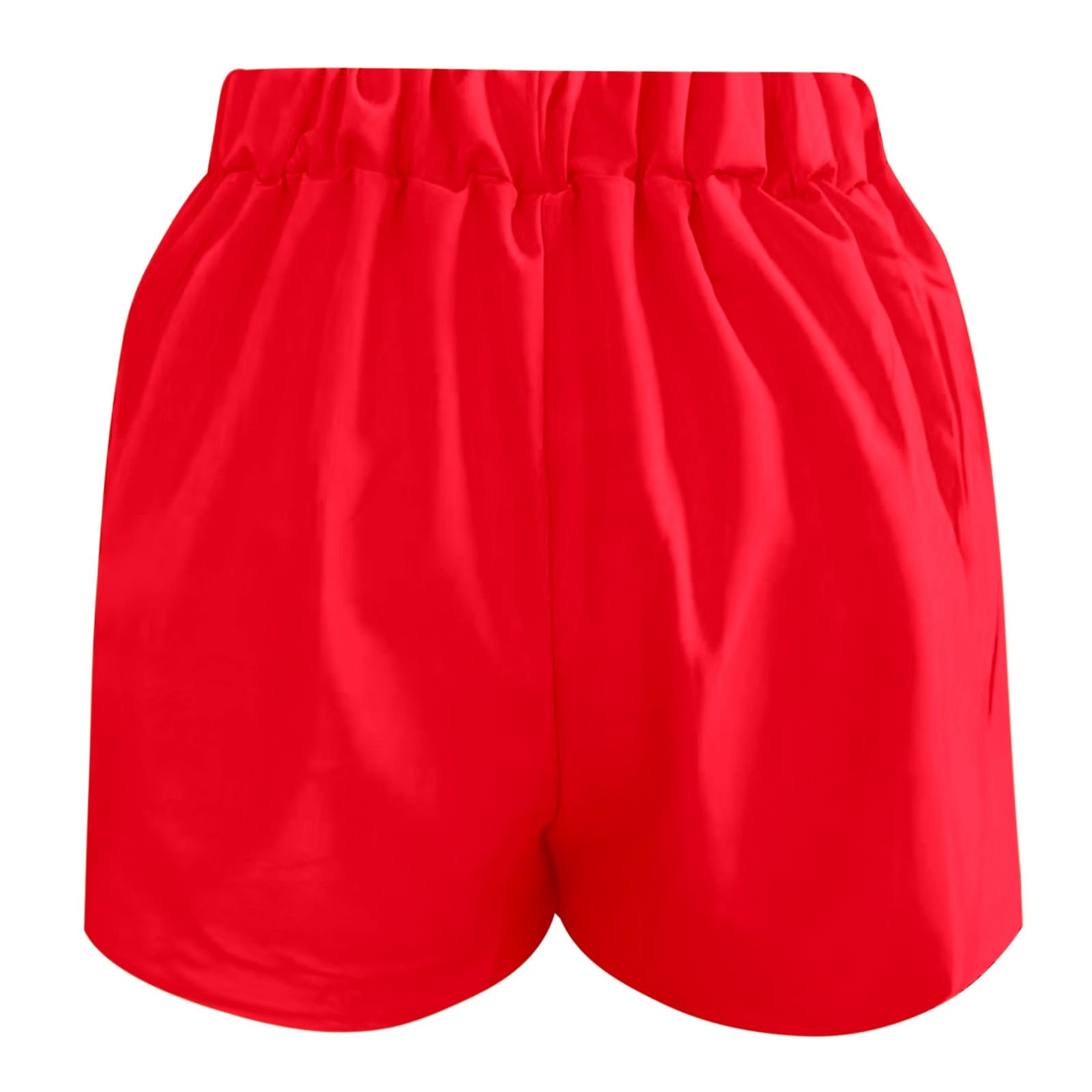 Generisch Combinaison d'été en lin pour femme, 2 pièces, col rond, débardeur et pantalon large avec poches, tenue de loisirs en coton, tenue respirante pour plage, voyage, bureau