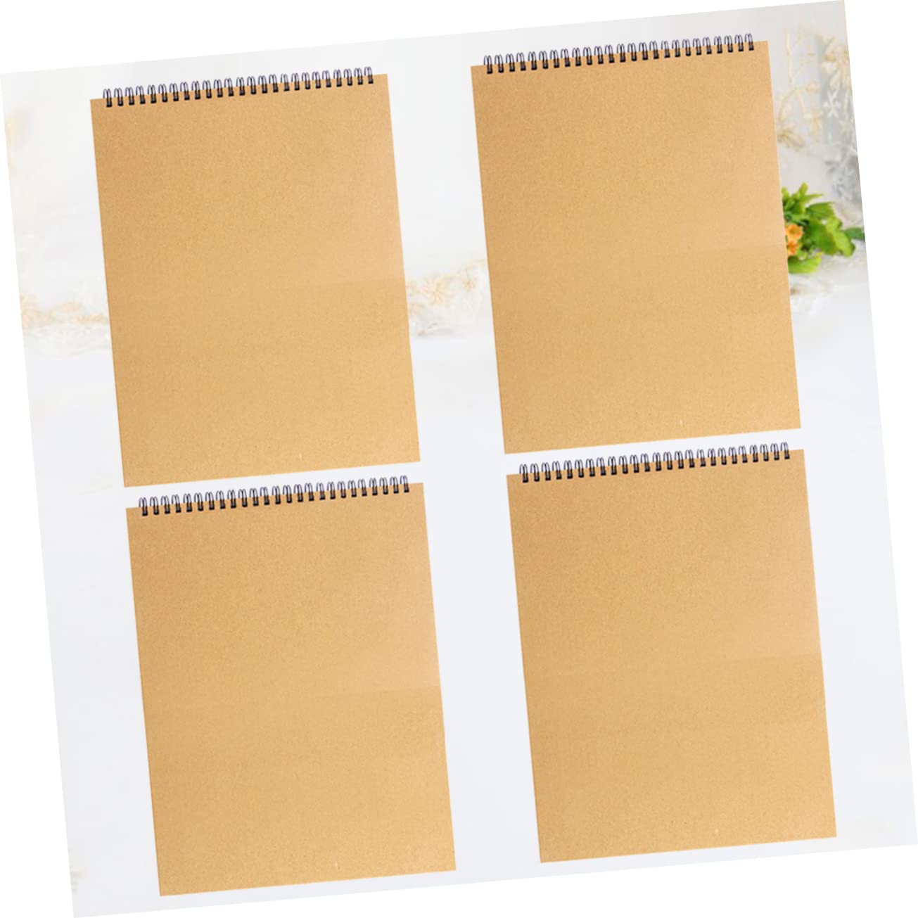 Carnet de Croquis A5 Portable pour Garçon et Filles et Artistes, Lot de 4