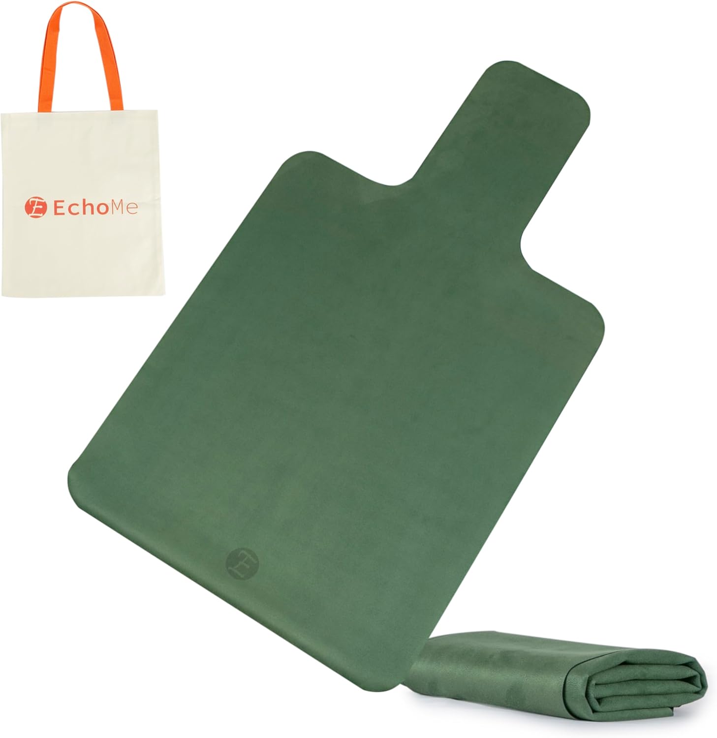 Echome Non-Slip Pilates Reformer Mat with Mesh Bag & Shoulder Covers – Sweat-Wicking, Lightweight, Fits Balanced Body/Merrithew/Aeropilates (38"x22")