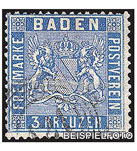 Preisvergleich Produktbild Goldhahn Baden Nr. 10 gestempelt Briefmarken für Sammler