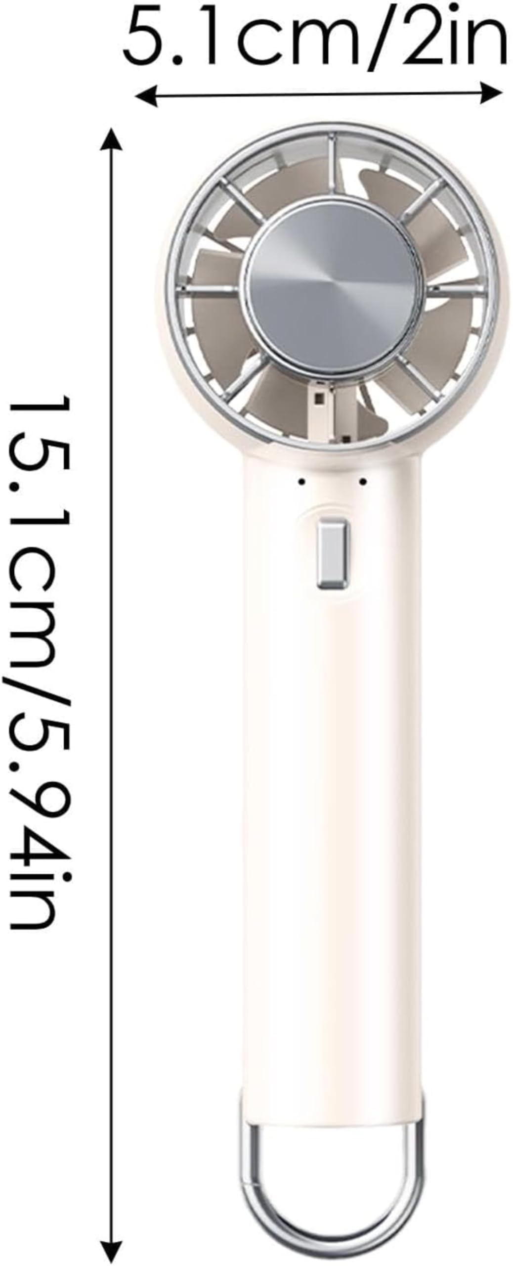 Amazon | リズム ハンディファン 2024 ポータブル扇風機 冷却ファン