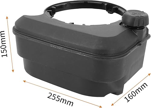 Miniatura 7 de 699374 Depósito de combustible con línea de combustible y válvula de cierre de combustible de repuesto para cortacésped Briggs Stratton 494213