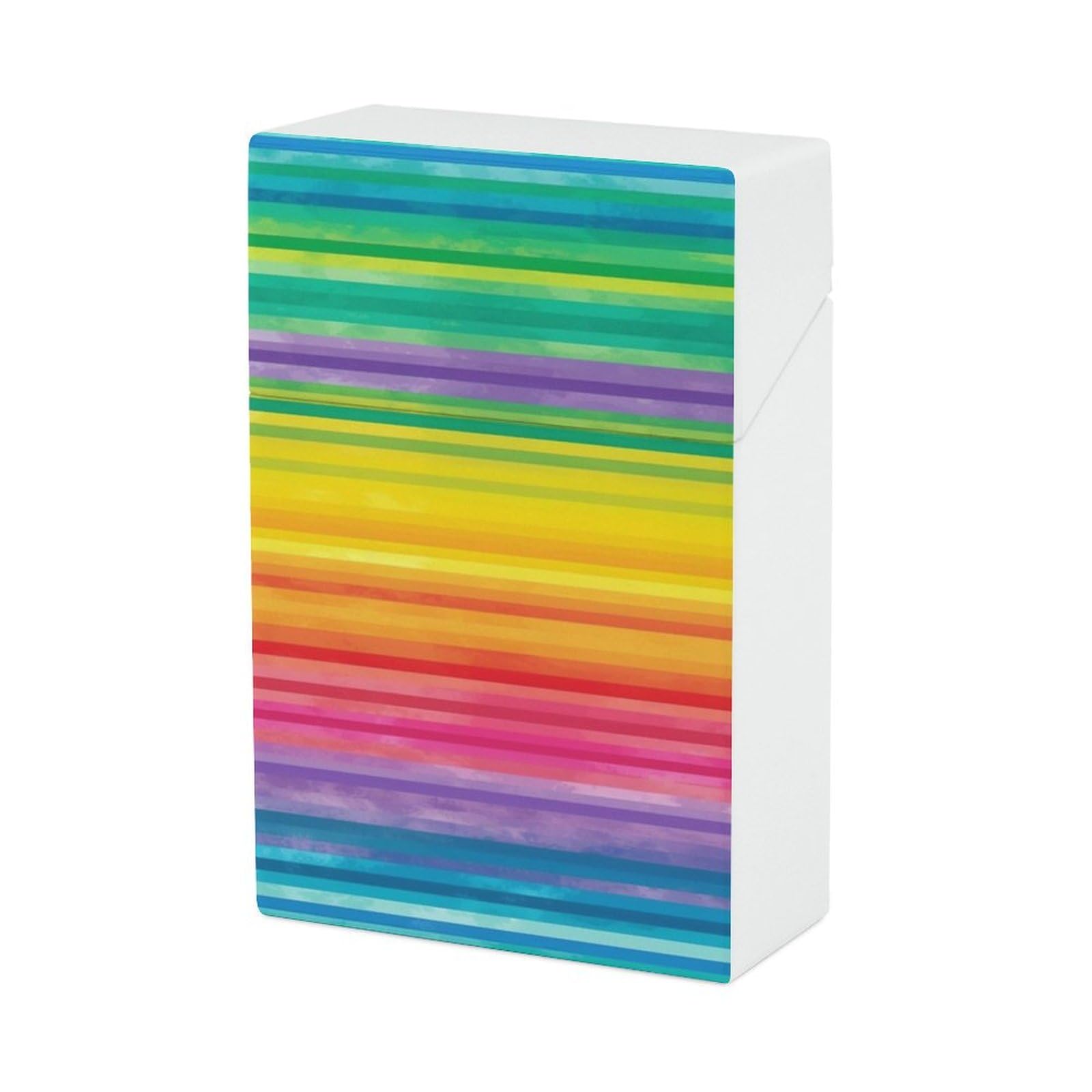Amazon.com: Cigarette Case King Size Cigarette Case Rainbow Colored Striped  Vintage Cigarettes Holder Waterproof Hard Shell Cigarettes Box Durable  Storage Box for Women Men : Health & Household