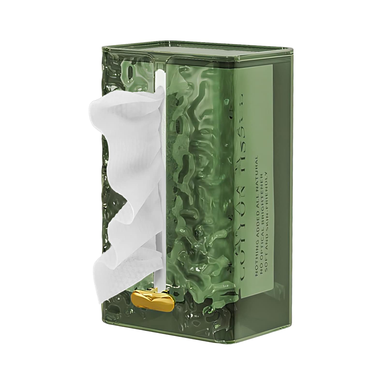 DASITON Wall Mounted Transparent Glacier Pattern Tissue Holder