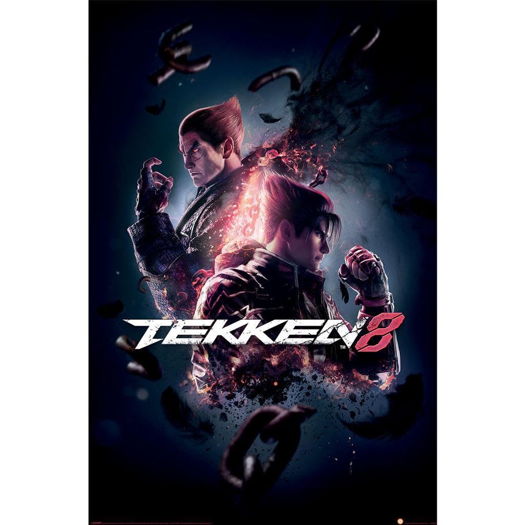 Pyramid International Multi-Coloured - Multi-Coloured Tekken 8 Key Art Poster 61 X 91.5 Cm