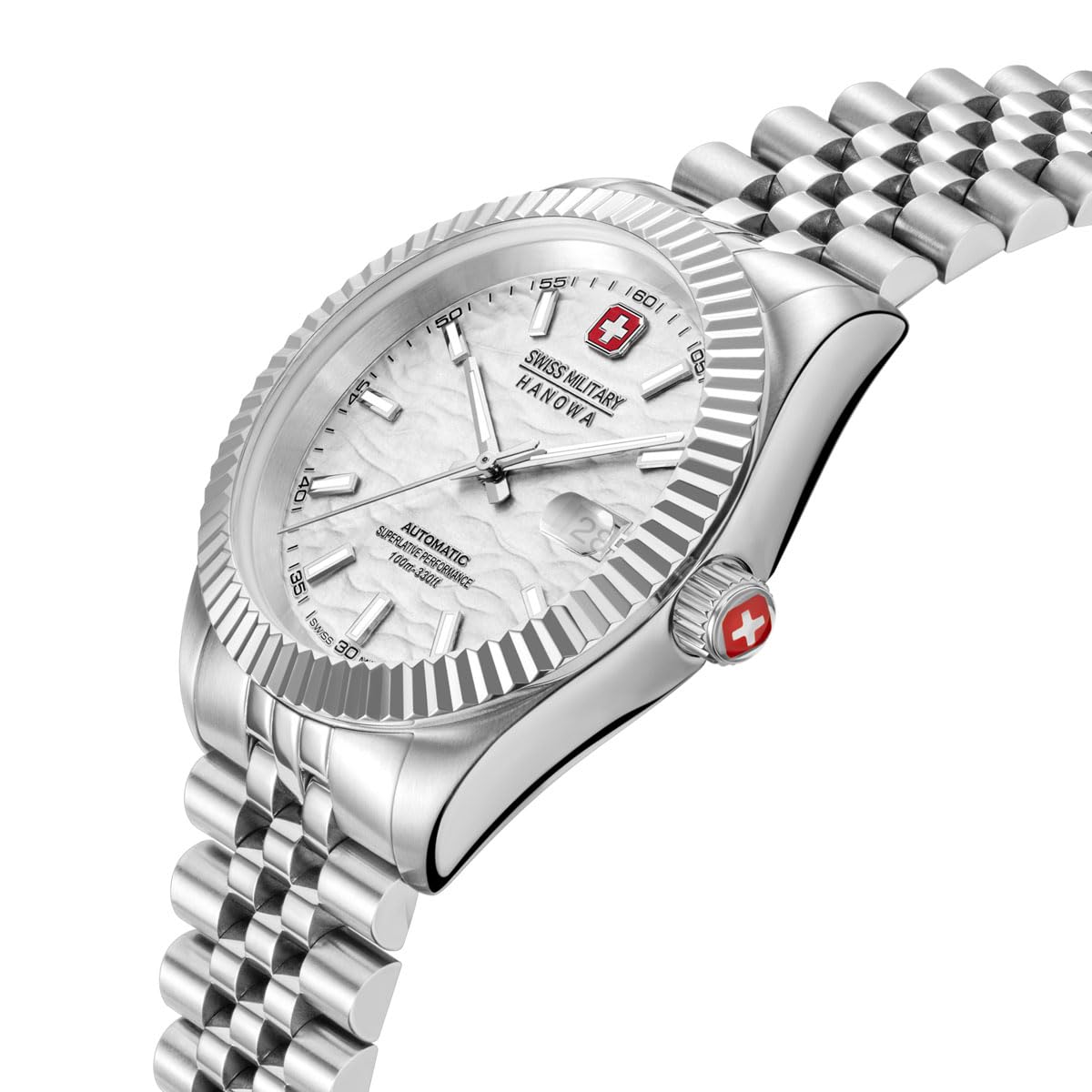 Swiss Military Hanowa Męski automatyczny zegarek Master Diligenter średnica 41 mm data szafirowe szkło