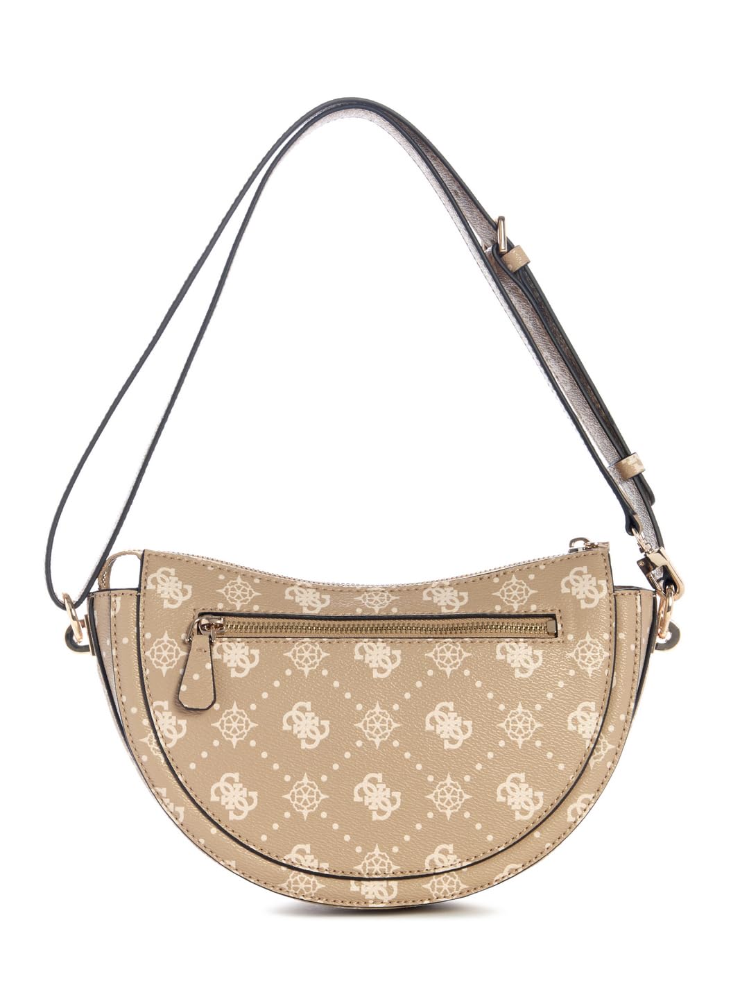 GUESS SILIA GIRLFRIEND SATCHEL, COLOR BSG - BISCOTTI LOGO BSG - BISCOTTI LOGO One Size