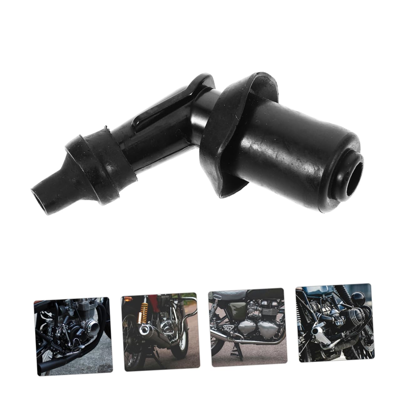 Luxshiny Cappuccio Candela Alta Tensione Per Scooter 5 Pezzi, Copertura Spina Resistente Al Calore, Accessori Di Ricambio Per Motociclette e Tosaerba, Installazione Semplice Per Motori Sottoscocca