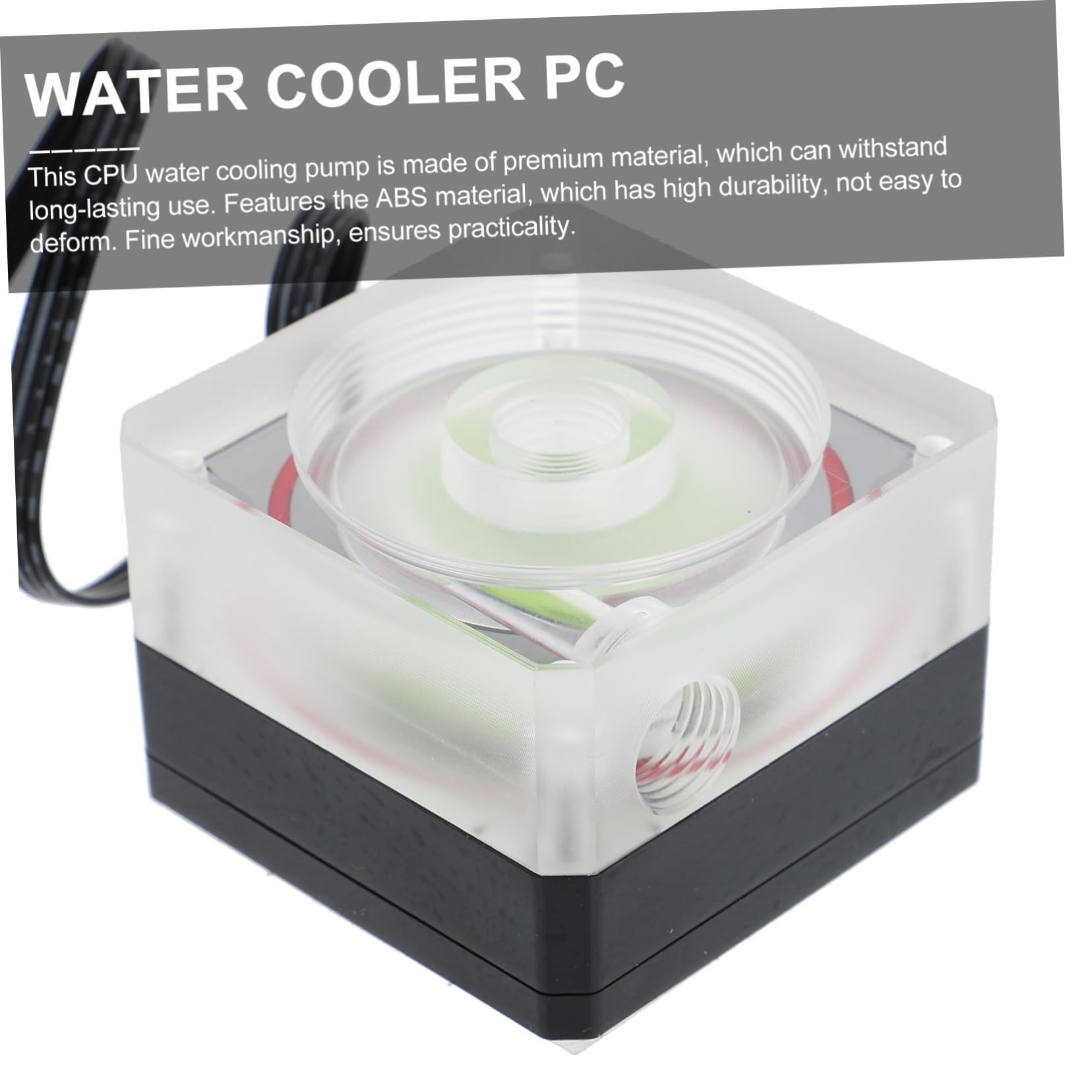 Kit de Refrigeración Líquida para PC con Bomba de Agua Flujo Mejorado Ruido Compatible con Sistemas de Enfriamiento por Agua para Ordenador