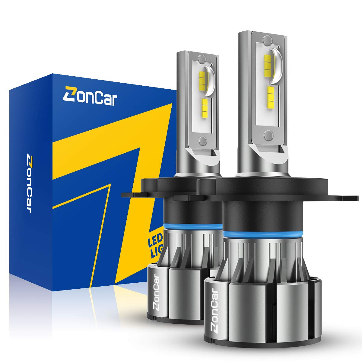 9005 Fog Lamps or DRL 60000LM 99% Compatibility for ATVs & Powersports, 9×Brighteness Z1 Series Wireless Fog Lights 10 Years Lifespan- Pack of 2