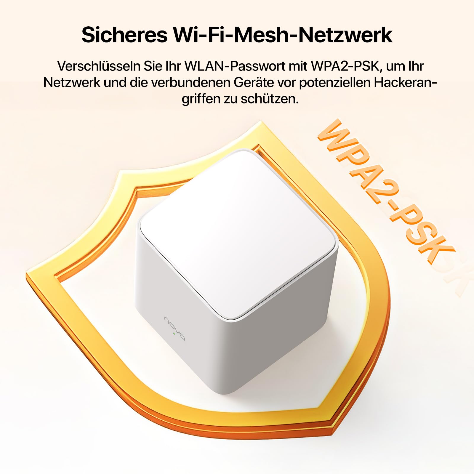 Tenda Nova MW5G Mesh WLAN System - AC1200 Dual Band Mesh Set - empfohlen für Häuser mit 3-4 Schlafzimmern - 6xGigabit Port - Ersetzt Router und Repeater- APP Steuerung - WPA2-3er Pack – Bild 8