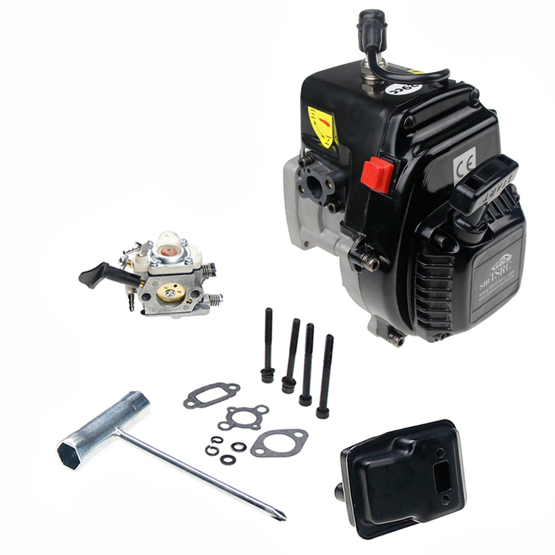 smTSRC RC Engine 2-Stroke 29CC Motor Kit For 1/5 HPI Baja Lois 5ive-T DBXL FG GoPed Redcat HSP Rovan Rc Car Parts - Image 4