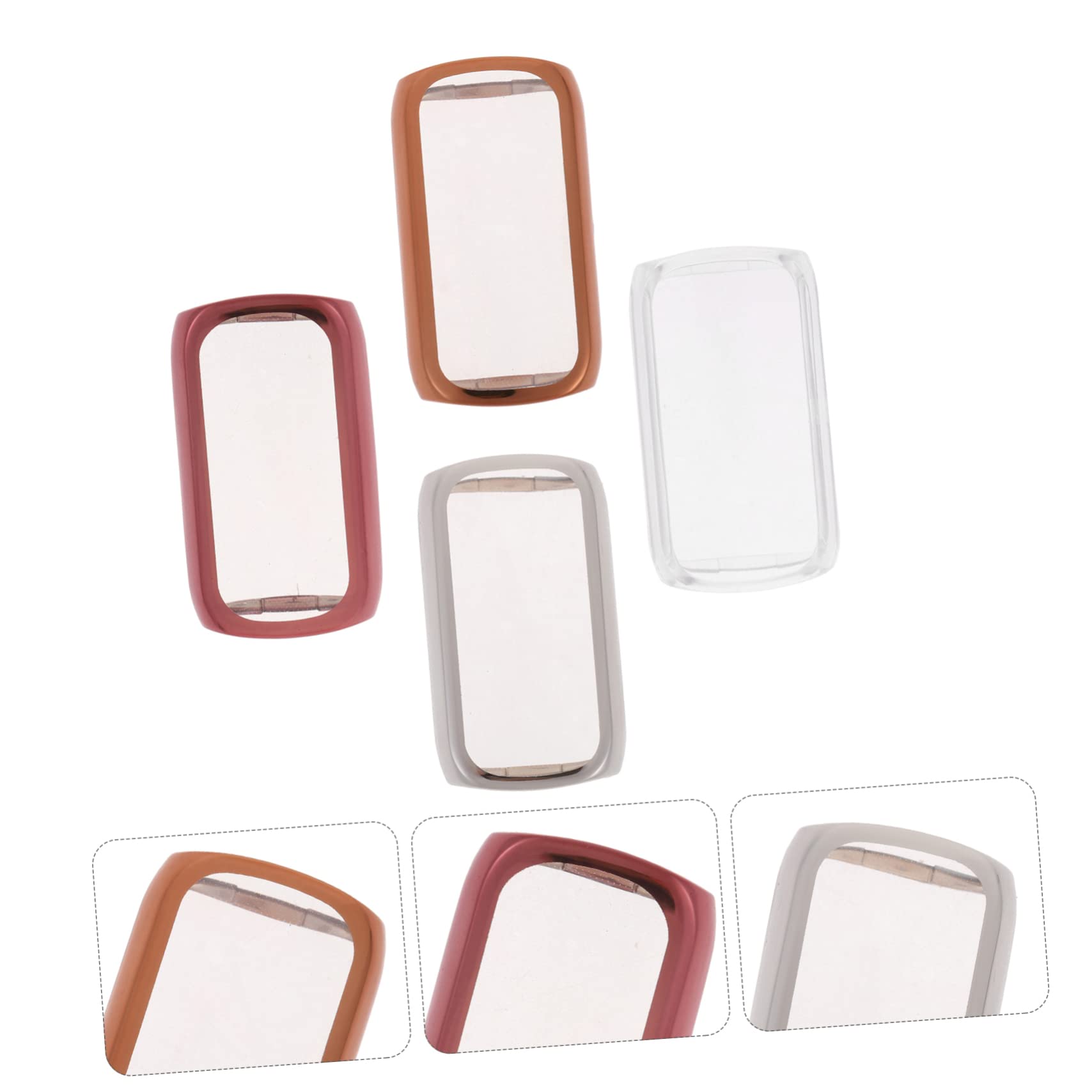 jojofuny 8 Pcs Case Luxe Watch 4 Screen Protector Smartwatch Screen Protectors Delicate Watch Detachable Watch Mushroom Crystal Watch Protector Clean Cause Tpu Supplies Anti-scratch