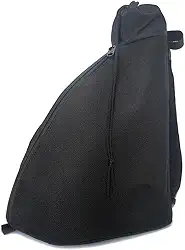 Bolsa de Narguile Tipo Mochila Pequena 35cm Preta Nylon Transporte Guardar