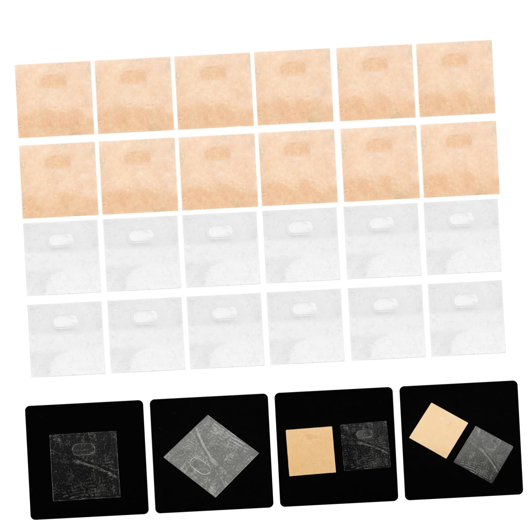 STOBAZA 20pcs Vertical Blind Repair Tabs Blind Fixer Tabs for Slats Blind Repair Accessory Universal Fit