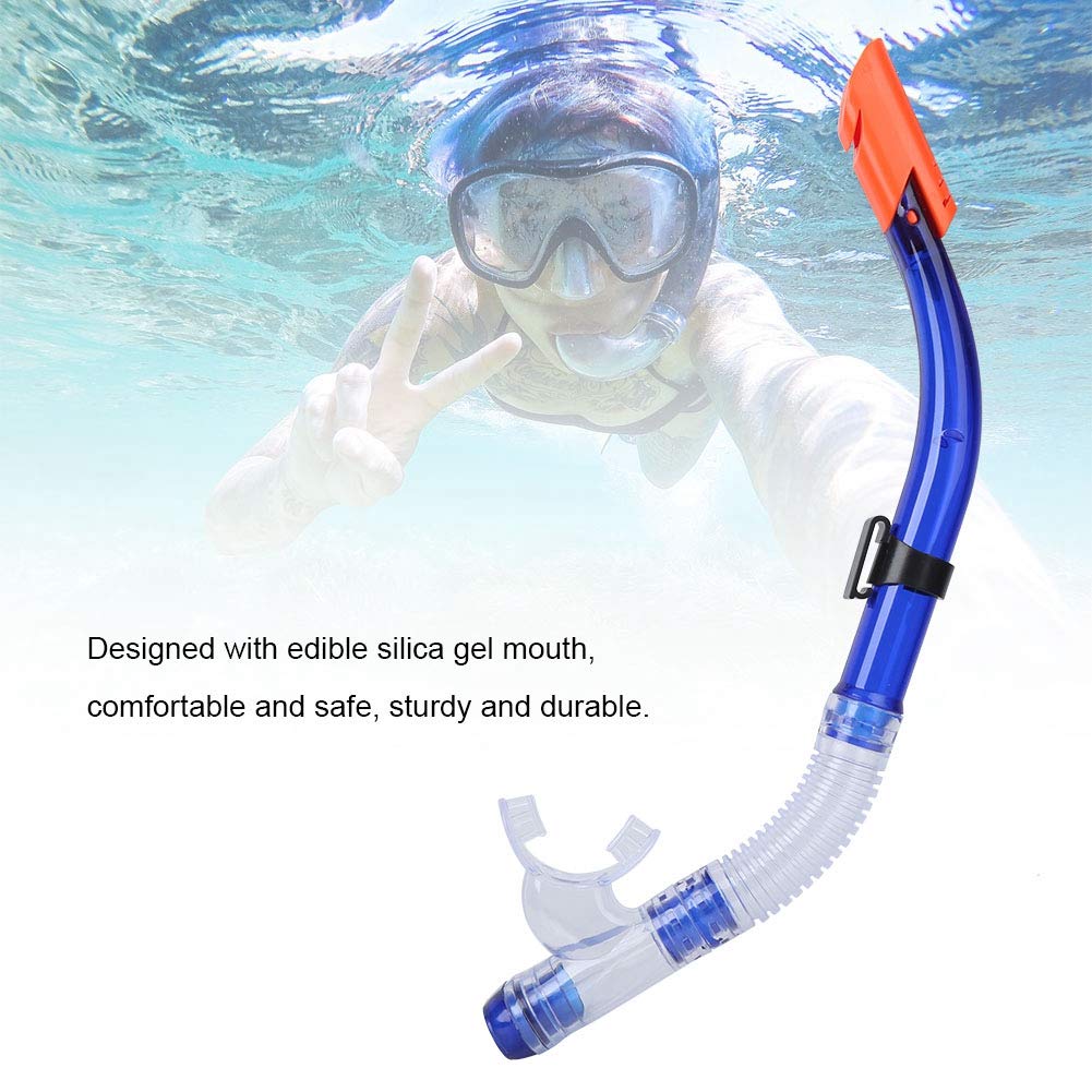 Cressi Corfu Semi-Dry Snorkel - Silver/Black