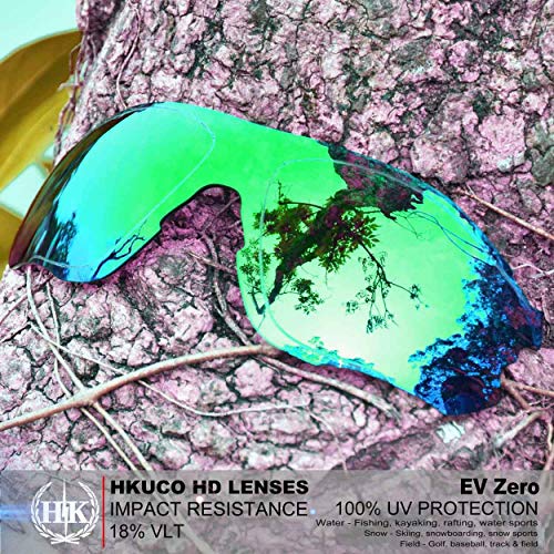 Lentille de rechange pour Oakley EV-zero OO9308 rouge or vert verre lunettes de soleil