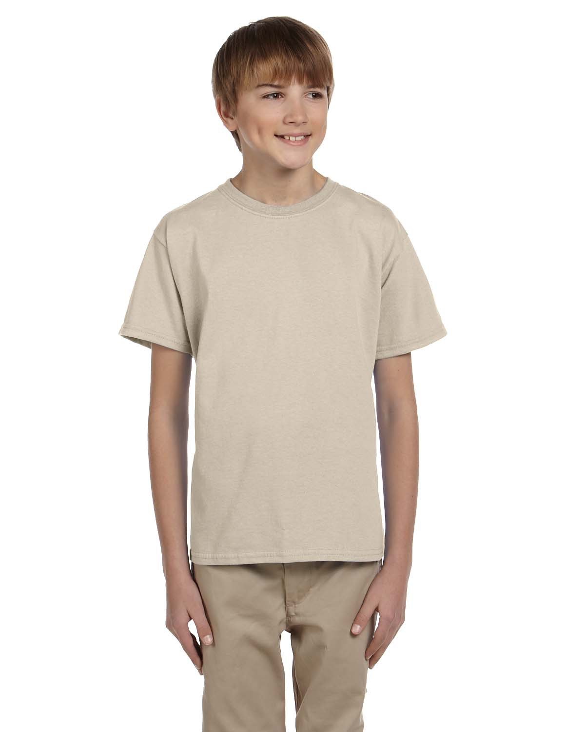 Gildan ® - Youth Heavy Cotton ™ 100% Cotton T-Shirt. 5000B - [Sky]