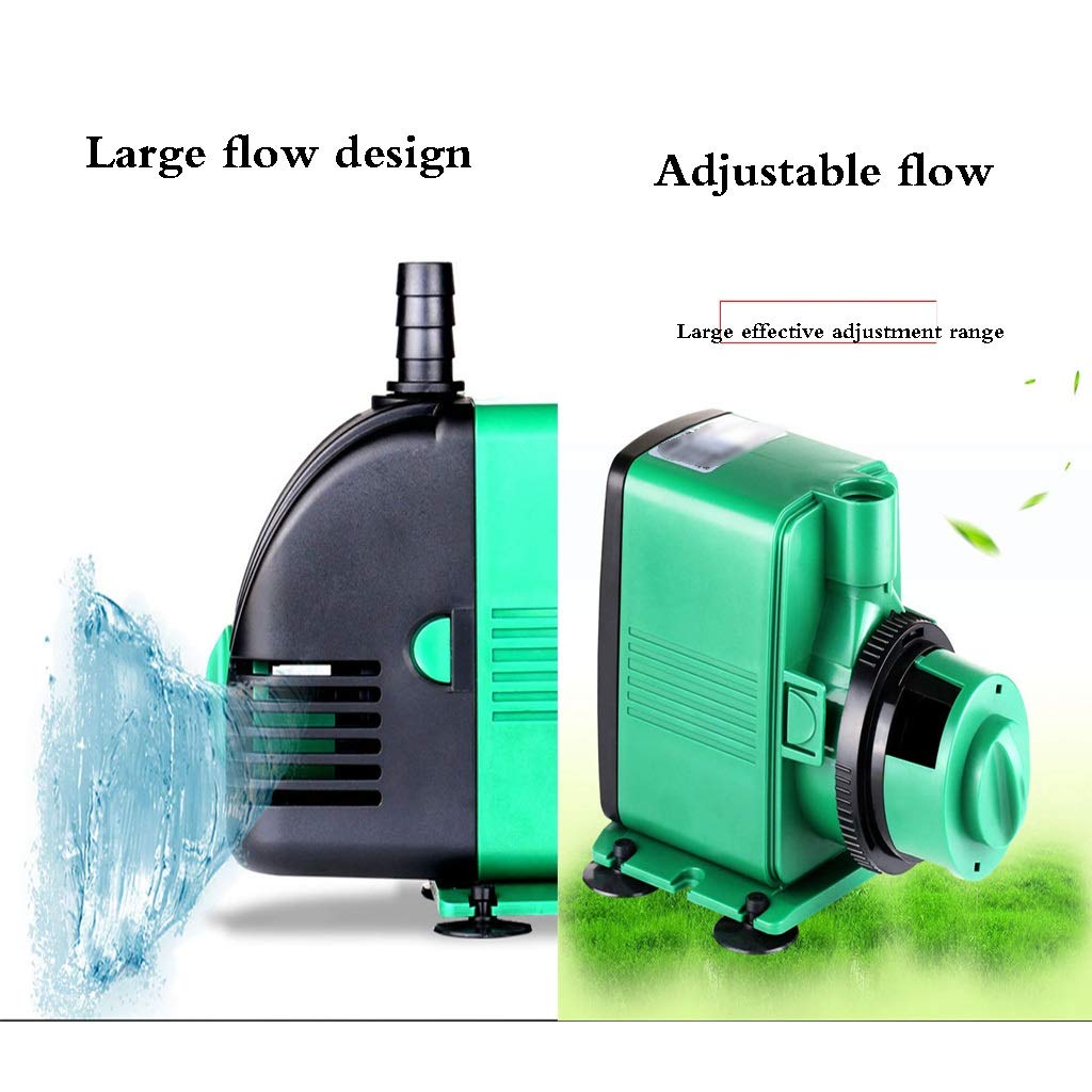 ARCH 220V Bomba De Agua, Bomba Agua,Bomba De Agua Sumergible (2000L / H, 35W), Bomba Fuente con 3 Boquillas For Fish Tank, Estanque, Acuario, Estatuas, Hidroponía (Color : 60W)