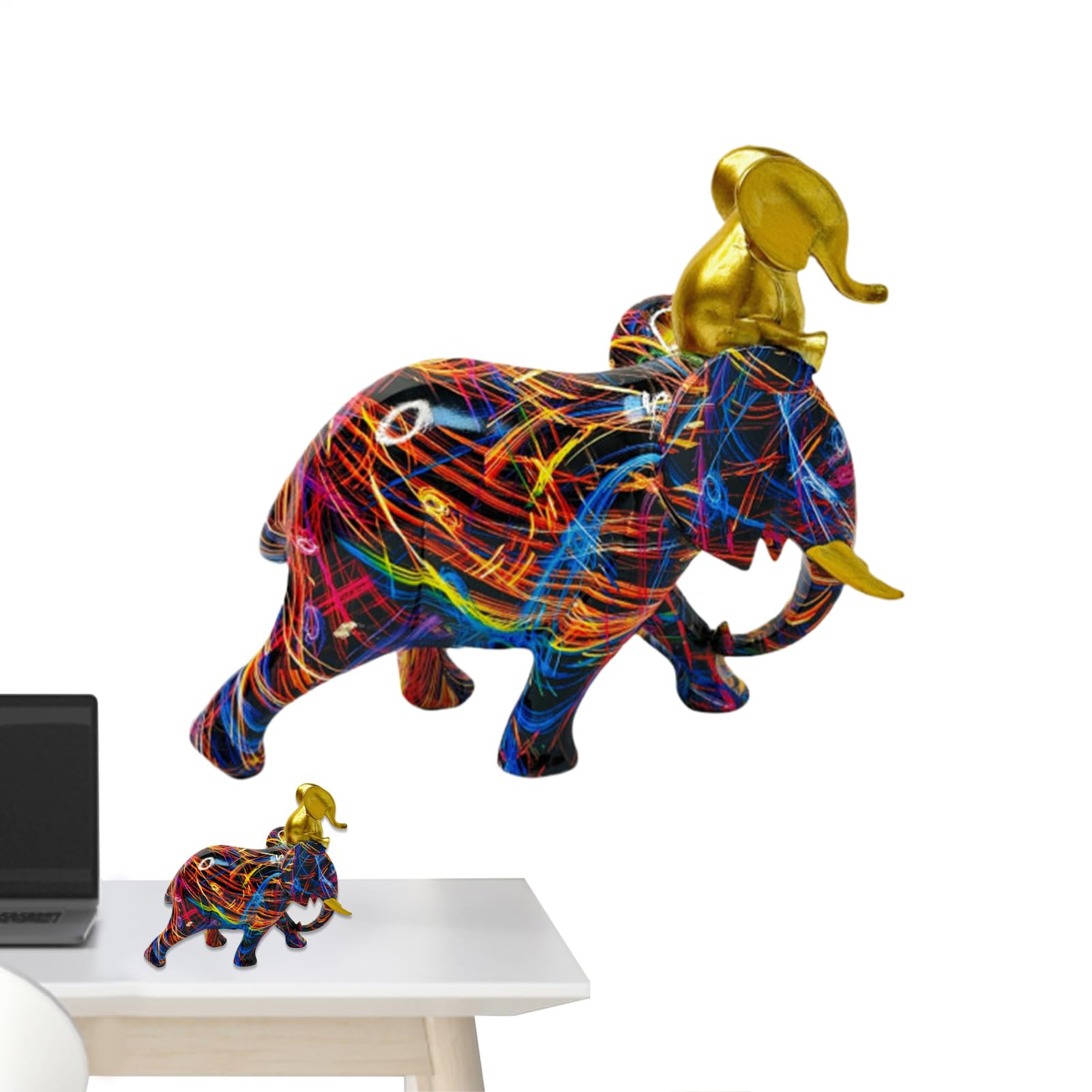 Décoration d'Intérieur Statues d'Éléphant en Résine et Objets Design pour Magasins