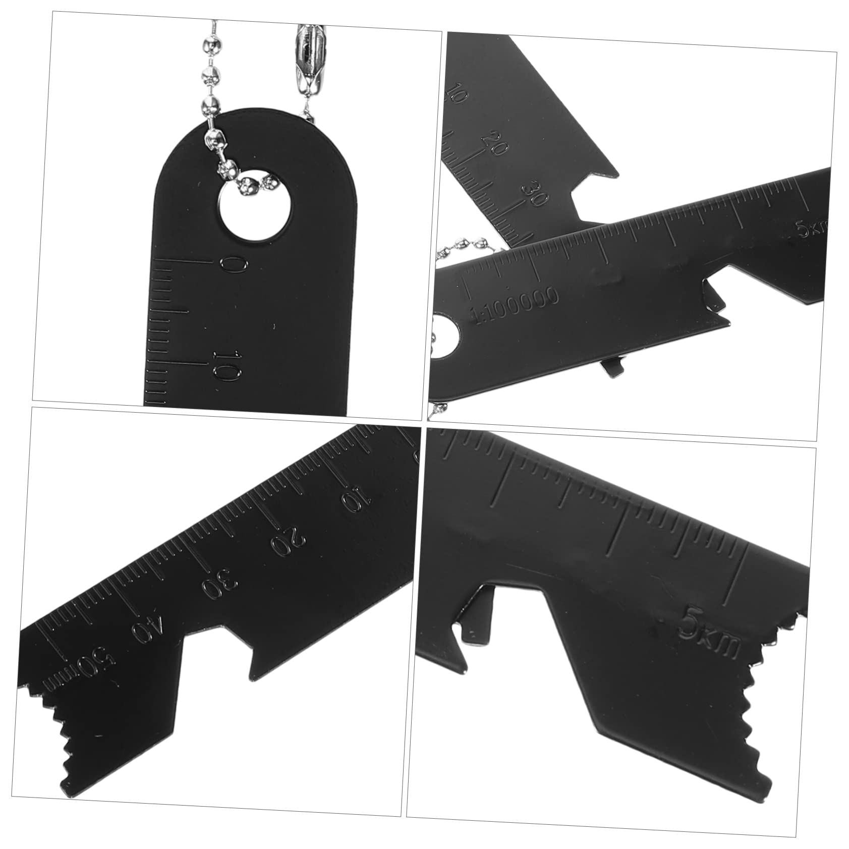 BESPORTBLE Lot de 10 Grattoirs Portables pour Camping Survie Durgence Accessoires Dextérieur Allume-feu Règles Multifonctions 10 Pièces X 10