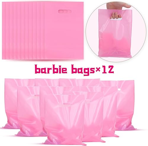 Miniatura 6 de Kit de 84 recuerdos de fiesta Barbi, decoraciones de fiesta de princesa rosa, regalos de fiesta de Barbi para bolsas de regalos para niños (incluye