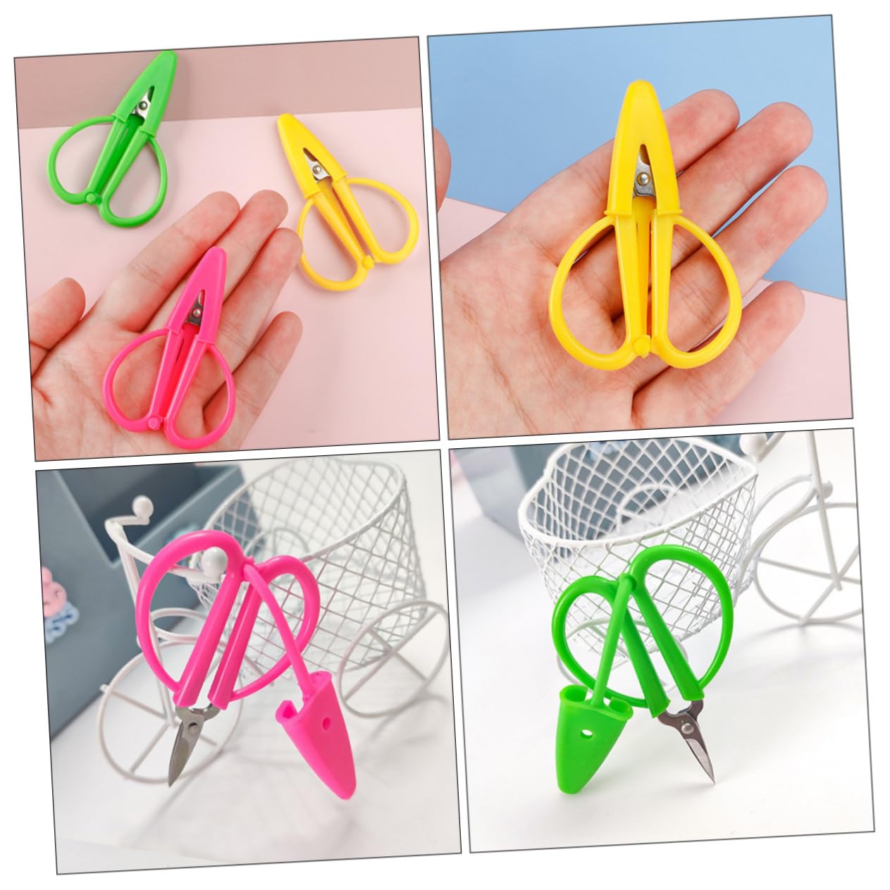 SHINEOFI 24 Piezas Mini Tijeras Tijeras De Sastre Herramientas De Bordado Tijeras De Accesorios De Costura Cizalla De Bordado Tijeras De Tijeras Portátiles Tijeras De Ropa