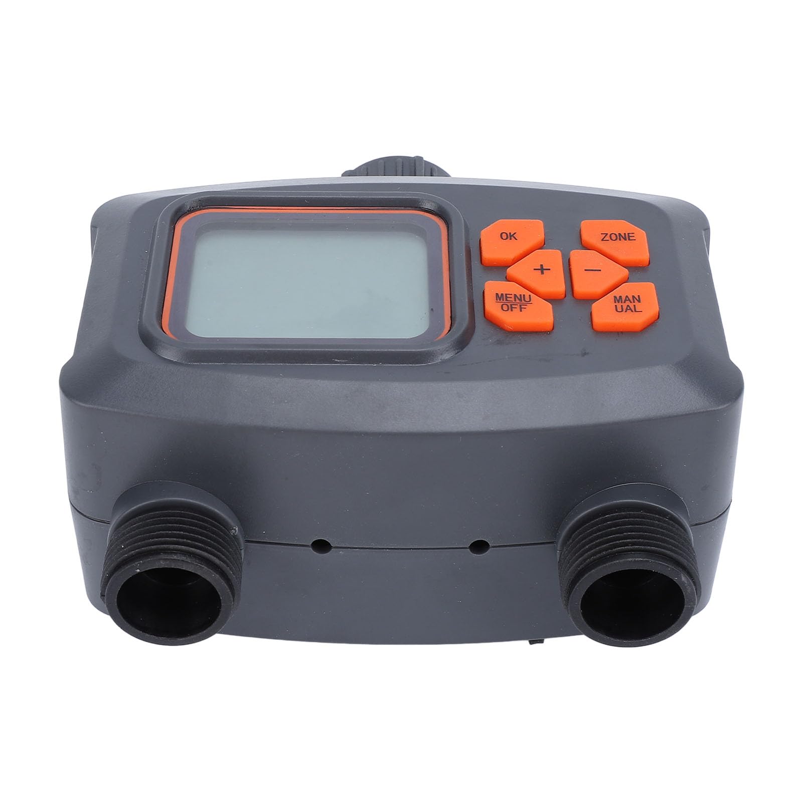 Temporizador de Aspersor Programable de Doble Salida para Riego de Jardines, Temporizador de Agua para Manguera de Jardín, Material ABS Impermeable, de Grifo Digital de 2 Zonas para Uso en
