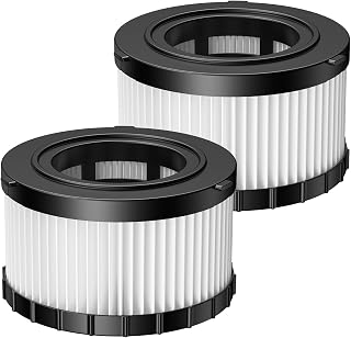 DC5151H Filter Replacement for DEWALT DC515 DCV517, Washable Vacuum Filter, Compatible with DeWalt Wet Dry Vac, 2 Pack