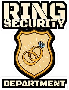 Amazon.com: Ring Security Department - Ring-bearer Sticker for Laptop ...