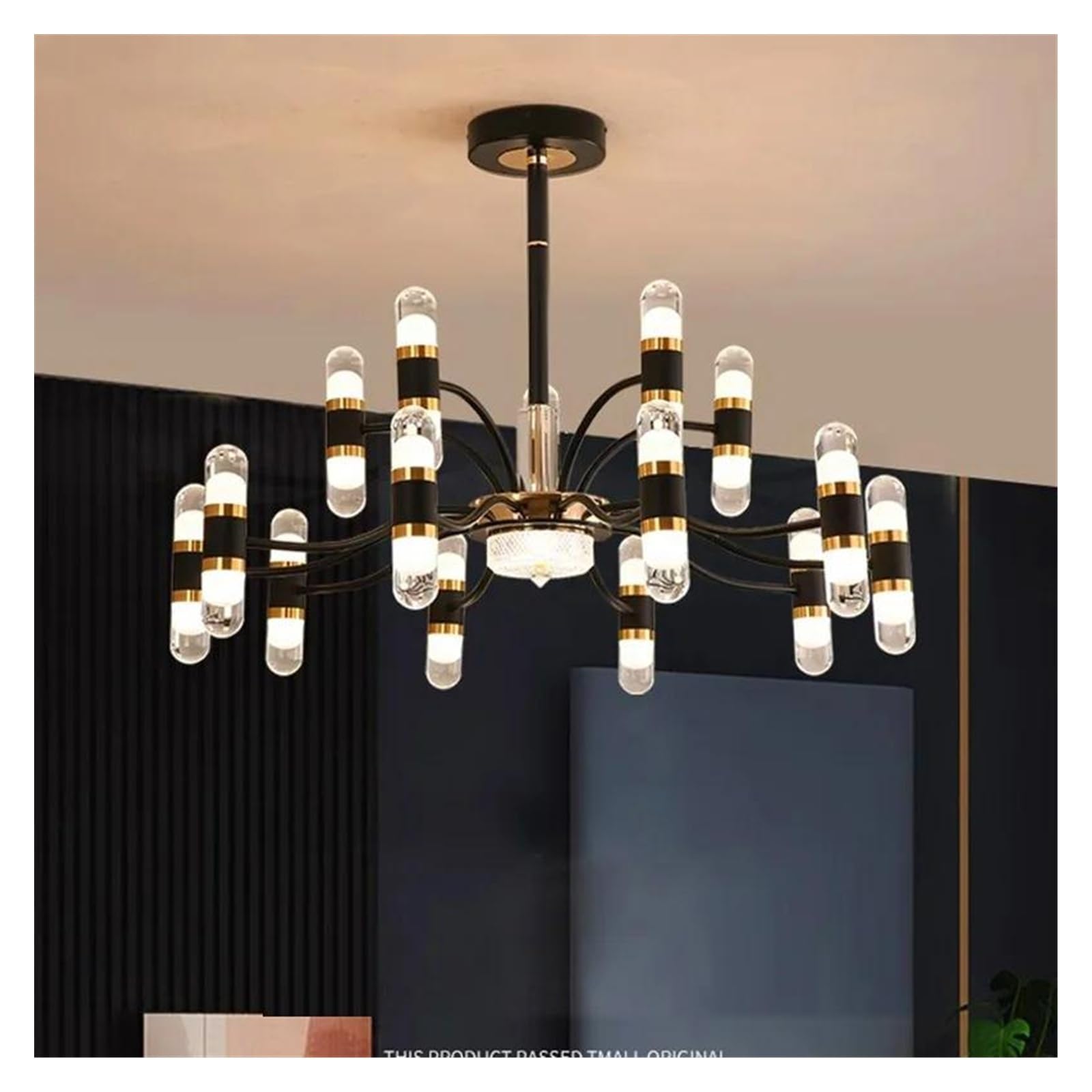 Nowoczesne dekoracje do domu oświetlenie Led wisiorek światła lampy do żyrandoli do salonu do jadalni wisząca lampa oświetlenie wewnętrzne (10 głowic)