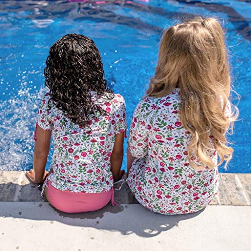 Image of SwimZip Girls' Long Sleeve Swim Dress Cover Up - UPF 50+ Sun Protection