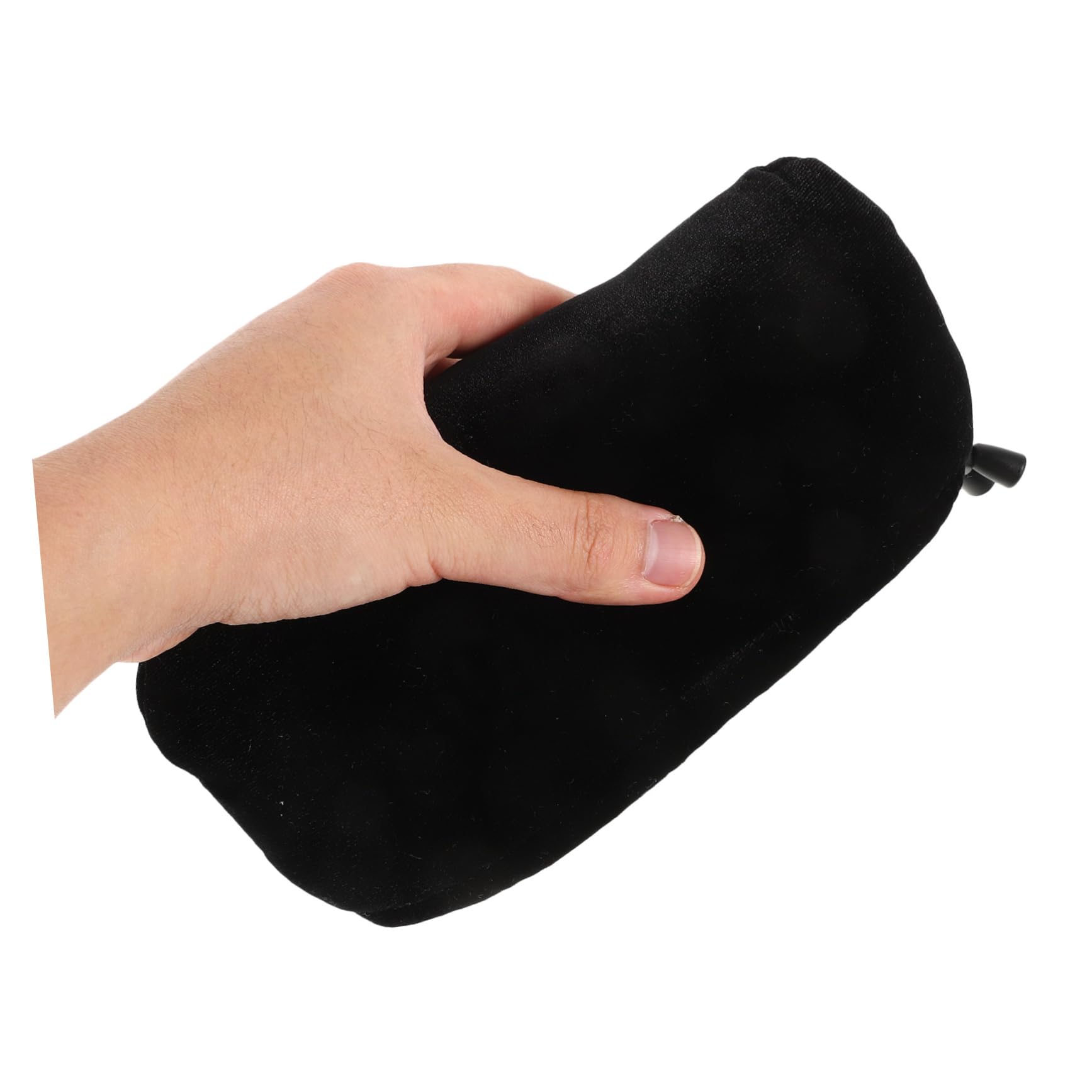 2 Pares Juego de palillos de muletas almohadillas fundas de cojines para muletas espuma universal fosa accesorio para las axilas funda transpirable para las axilas terciopelo Negro