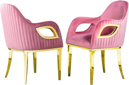 Miniatura 9 de ACEDÉCOR Sillas de comedor blancas modernas sillas decorativas de respaldo medio con diseño de ojos de zorro sillones tapizados con patas de metal