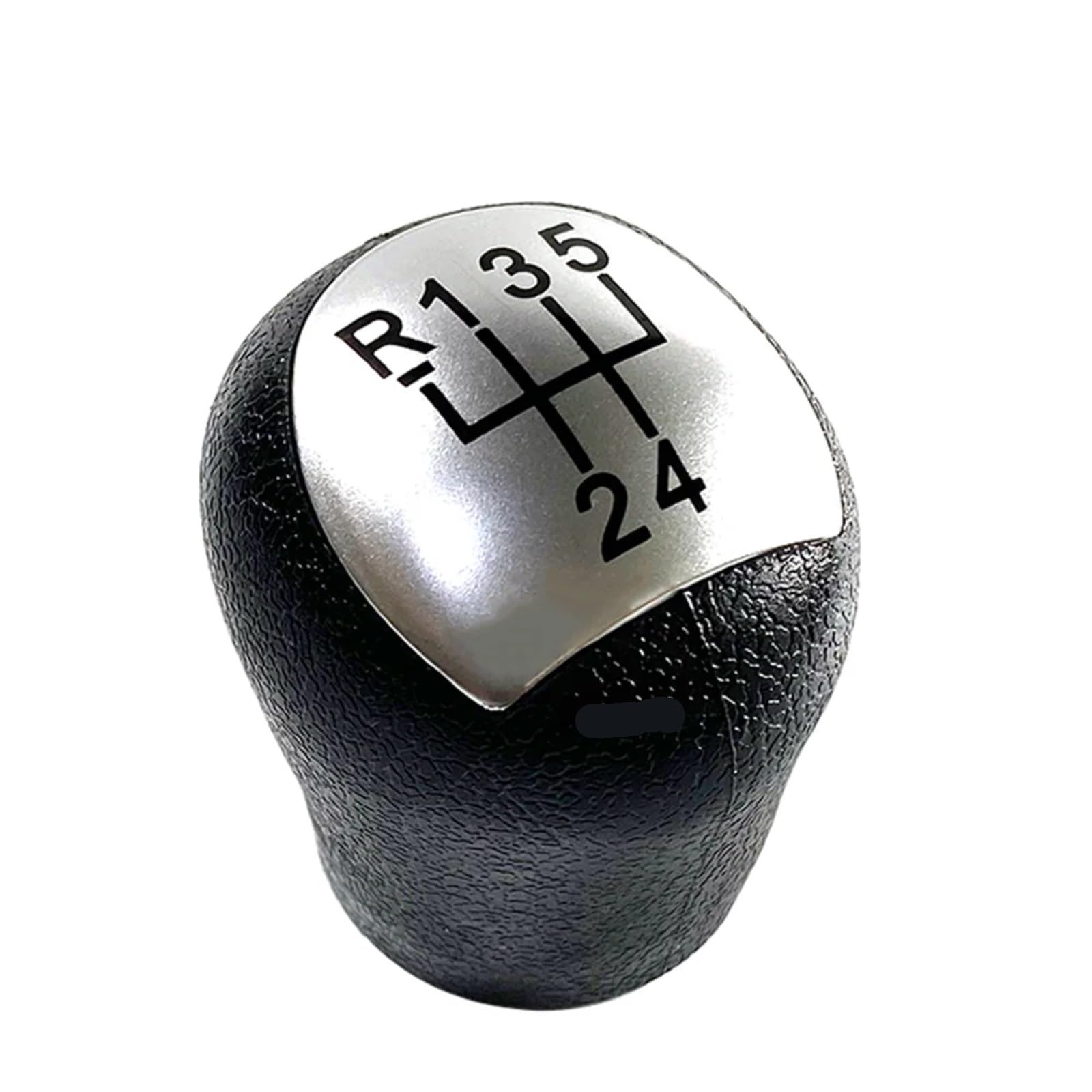 Vbnyba Silver Car Shift Knob Lever Compatible With Clio 1990-2006 For Espace 1991-2002 For Megane 1996-2003 5 Speed Car Gear Shift Knob Lever Shifter Stick Pen Head