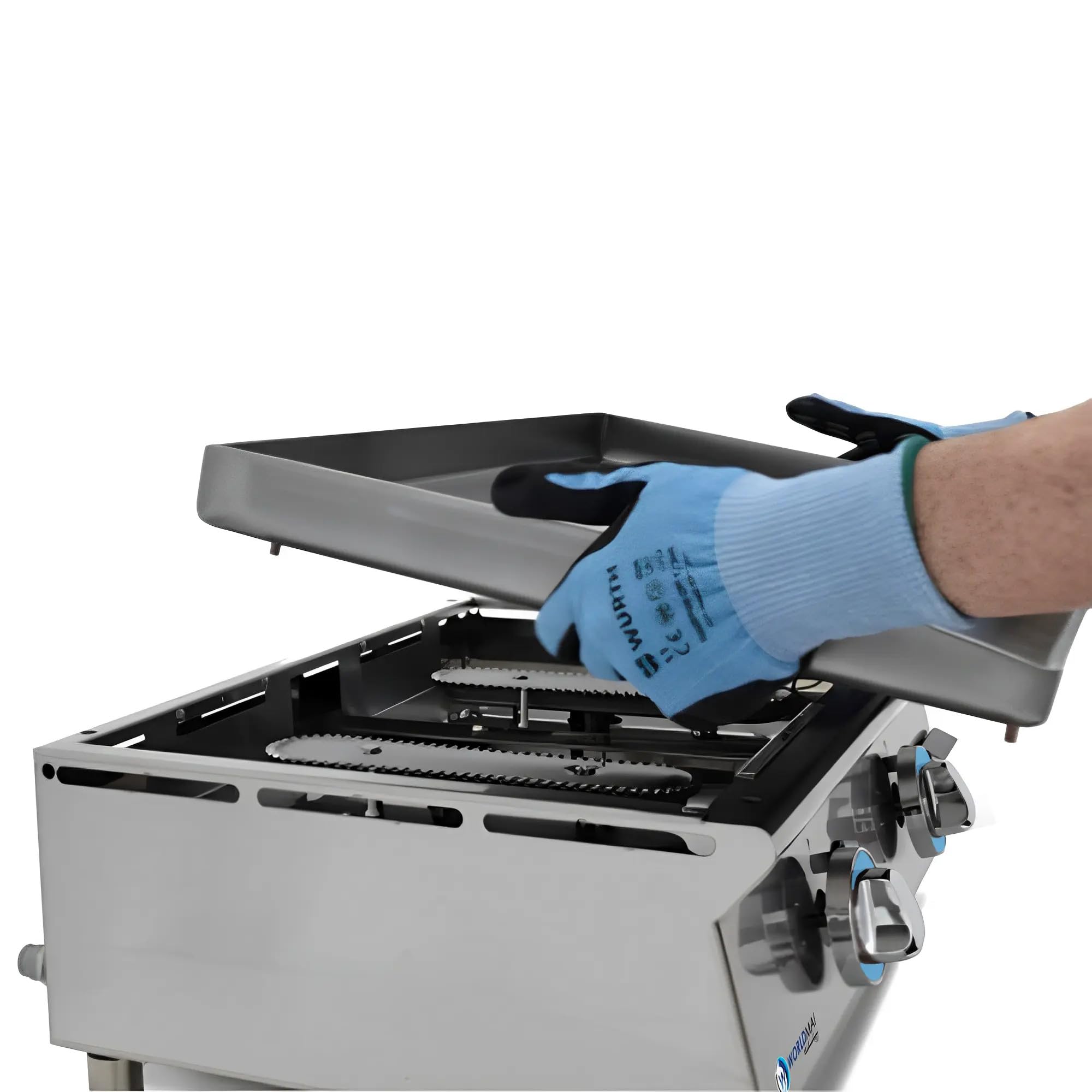 MBH - Plancha LUX WORLDMAI a Gas Profesional de 60 cm en Acero Laminado para Hostelería. Plancha con estructura de INOX para Cocina Industrial de Bar y Restaurante