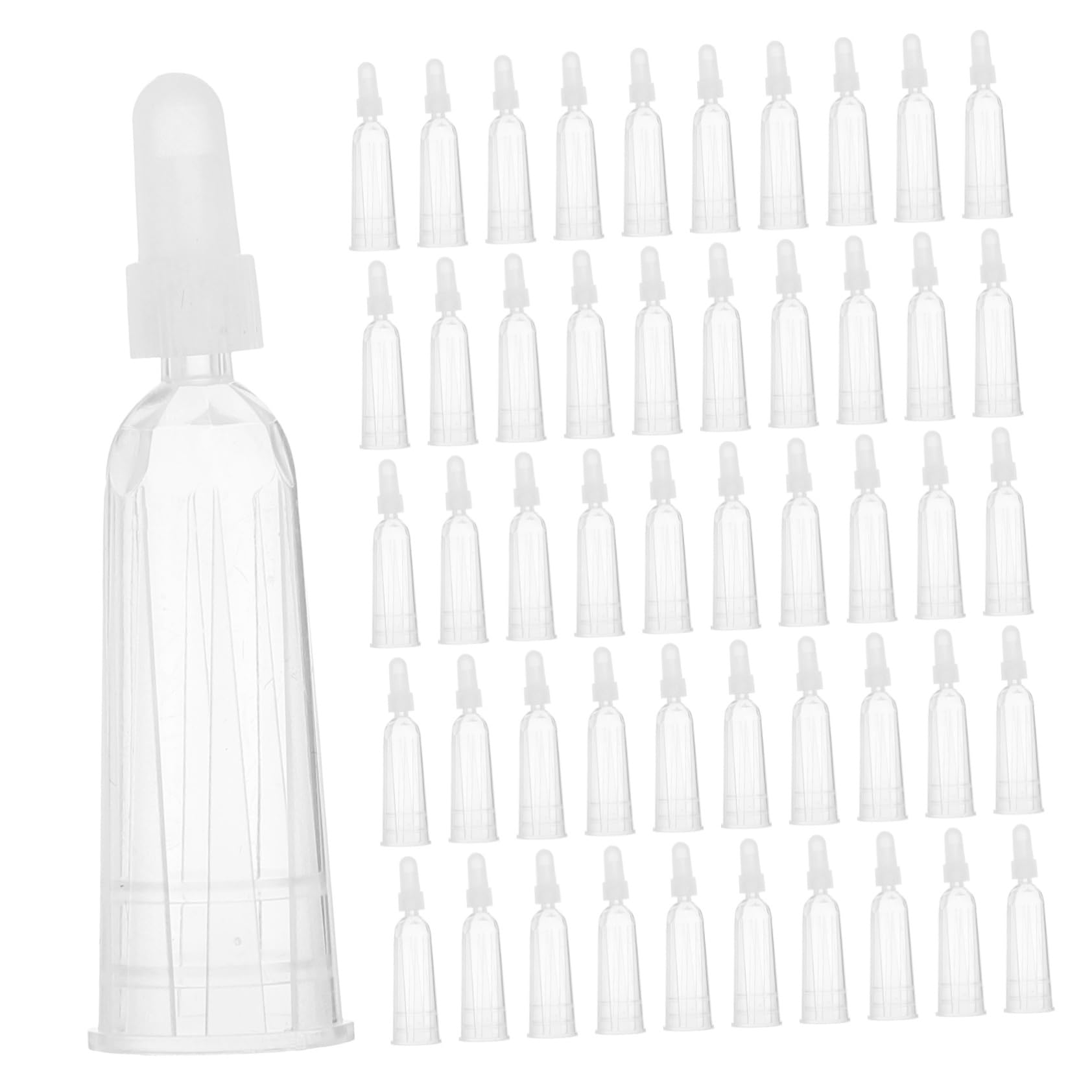 Ipetboom Small Tips 50pcs Replacement Bottle Dropper Cover Liquid Applicator for Hand Protection