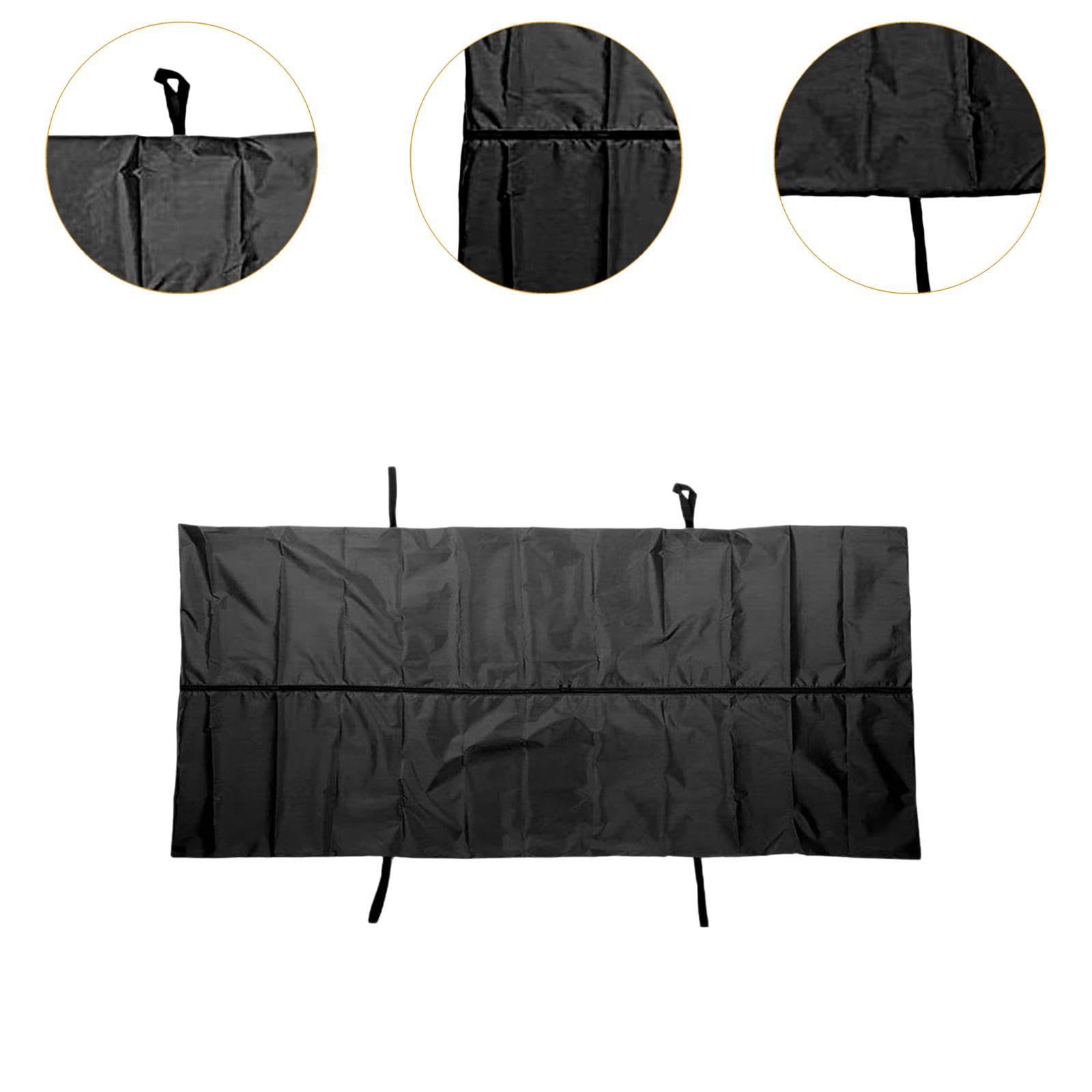 Amagogo Sac Mortuaire En Tissu Oxford Imperméable avec Poignées Solides pour Chiens et Animaux, Sac de Rangement pour Funérailles, 210x75cm