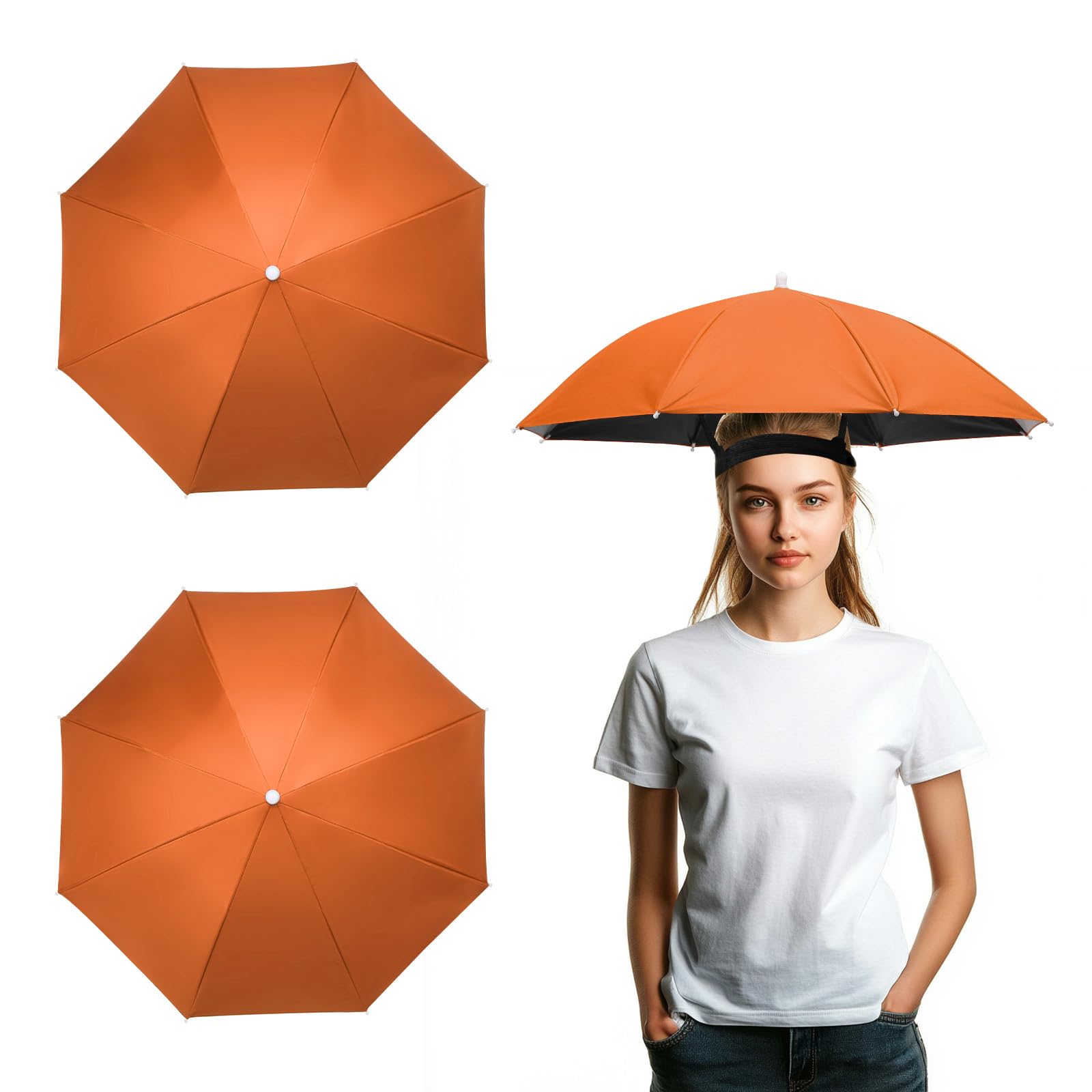 Chapeau de pêche réglable étanche mains libres pour camping - 8