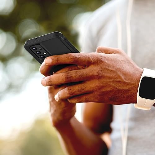 Miniatura 7 de Tekcoo - Funda para Samsung Galaxy A23 5G  4G, 4G LTESM-A236 prueba de caídas de grado militar absorción de golpes, agarre resistente a los