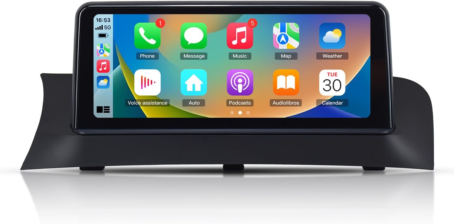 Linux Screen Android Auto Wireless Carplay Car Stereo Radio Player for BMW X3 F25 X4 F26 from 2014 to 2017 NBT Linux System GPS Navigation Bluetooth