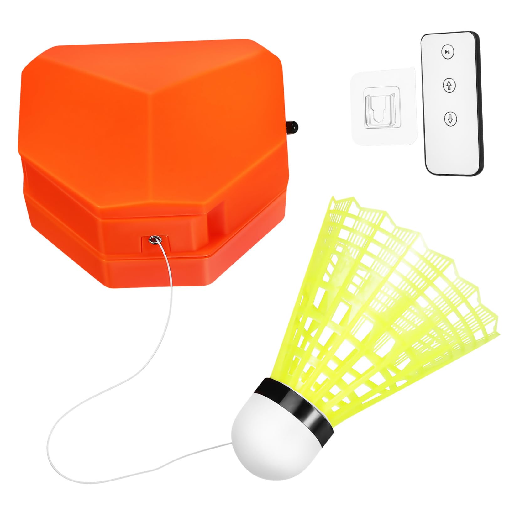 Gogogmee Badminton Solo Trainer Aid Automatic Rebound Elastic Swing Home Court Training Tool Random Color