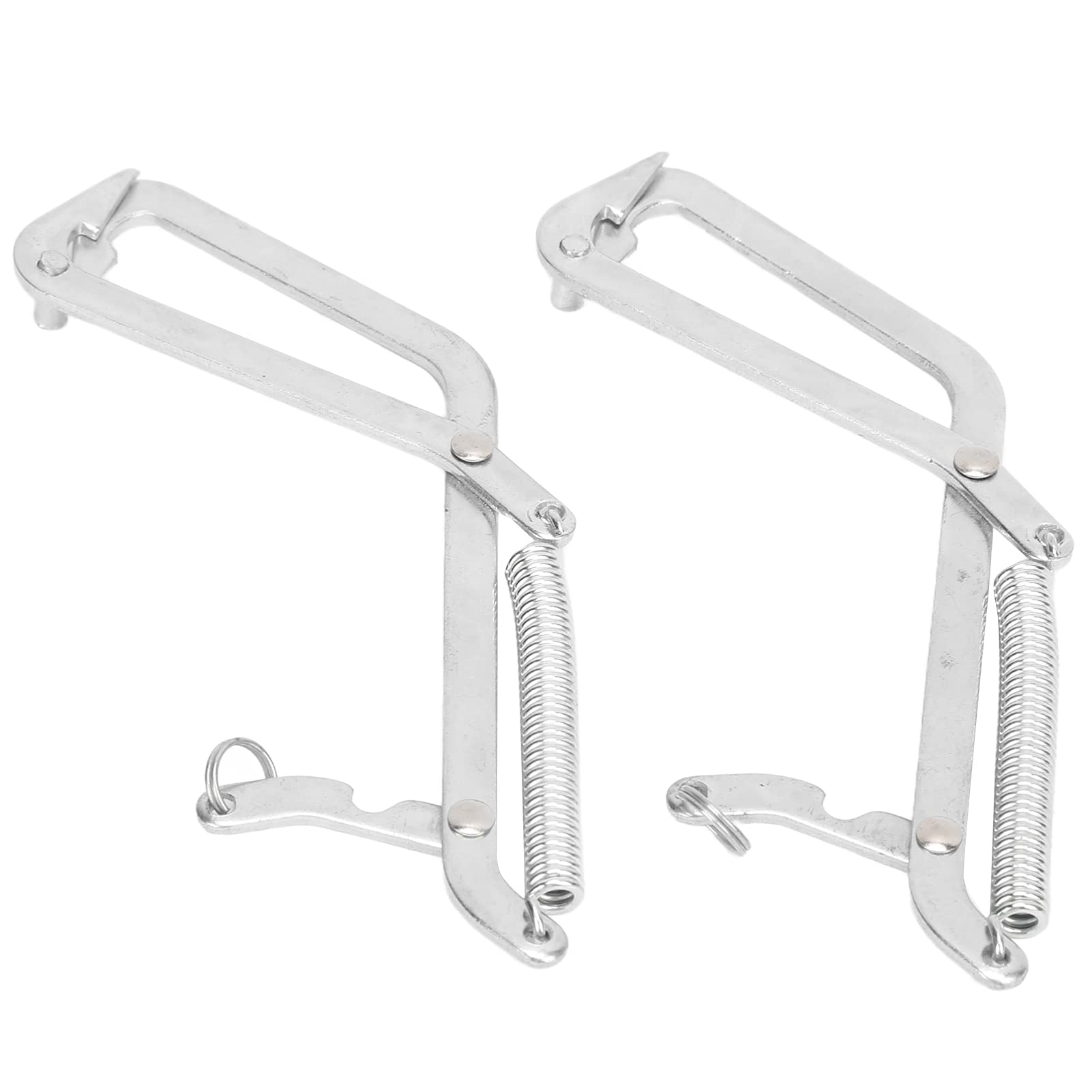 Stainless Steel Crab Grabber Durable Fishing Tool for Catching Crabs and Predatory Fish 2 Pcs Seafood Grabber for Anglers (single hook)