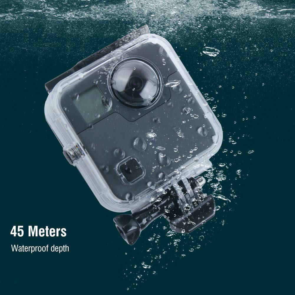 Alomejor Waterproof Diving Case for, 45m Depth | Lente ad alta trasmissione, pellicola antiappannamento, materiale PC resistente