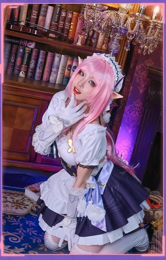 Amazon.co.jp: 崩壊3rd エリシアElysia コスプレ衣装 ピンクの