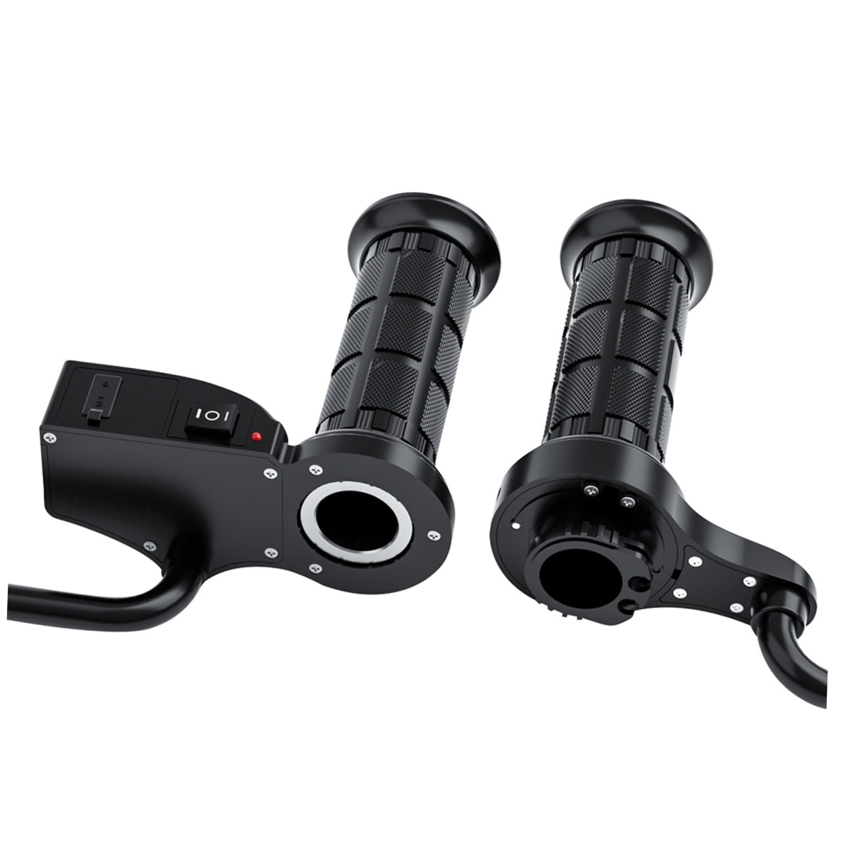Didiseaon Funda para Puños Calefactables de Motocicleta 12v Pantalla Digital, Instalación y Temperatura Ajustable para Scooter y Atv, Material Nylon y Tpu